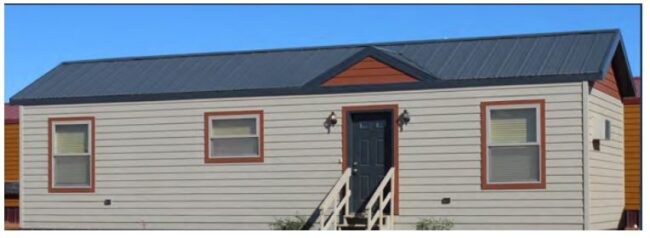 2 bedroom off-frame mod cabin for sale- bunkhouse.